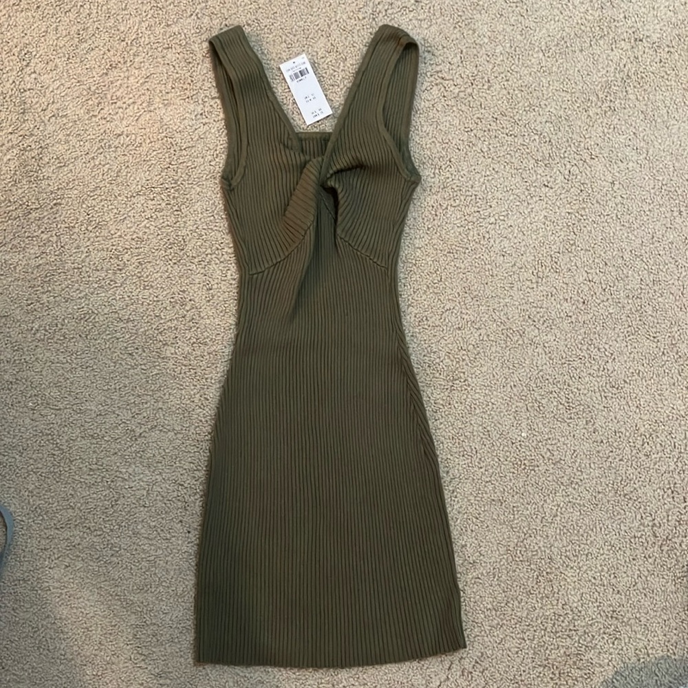 NWT Abercrombie & Fitch Olive Mini Dress